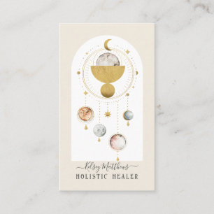 Carte De Visite PixDezines H2 Celestial Works Faux Gold