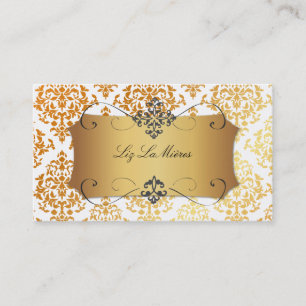 Carte De Visite PixDezines Joséphine Damask/do-it-yourself couleur
