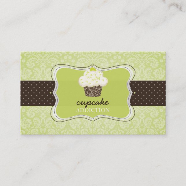 Carte De Visite PixDezines Keylime cupcake/pâtisserie (Devant)