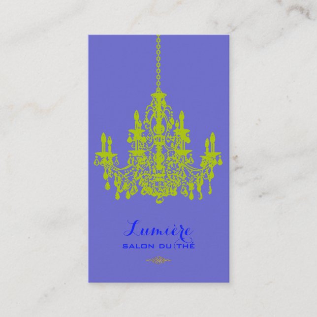 Carte De Visite PixDezines lustre vert peridot/do-it-yourself coul (Devant)