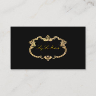 Carte De Visite PixDezines, manuscrits anciens/faux or/DO-IT-YOURS