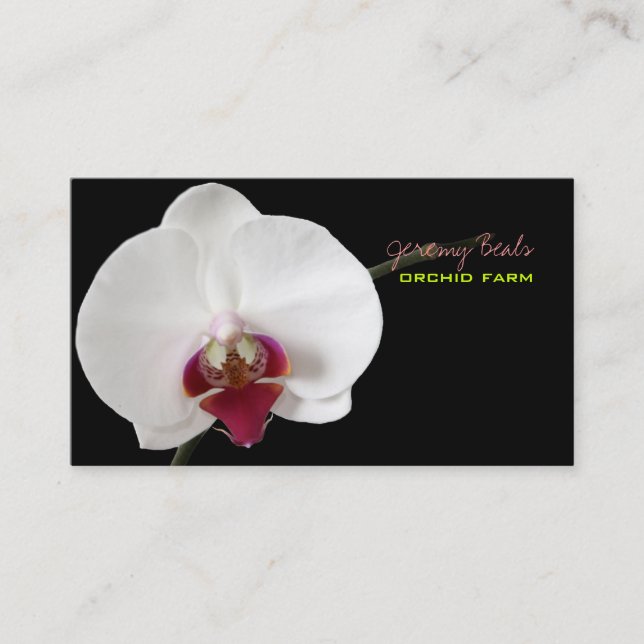 Carte De Visite PixDezines orchidée/do-it-yourself couleur arrière (Devant)