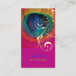 Carte De Visite PixDezines Peacock eye+filigree swils