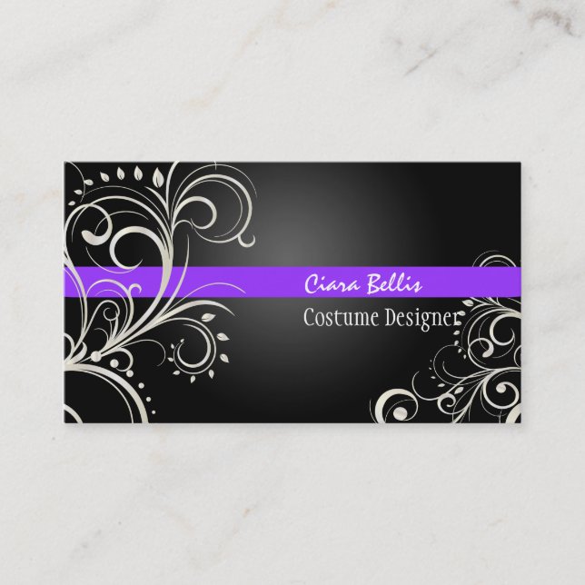 Carte De Visite PixDezines Perles Stylish (Devant)