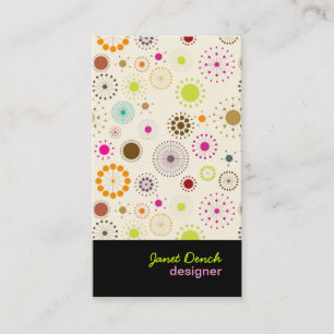 Carte De Visite PixDezines Retro Stars