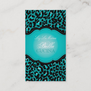 Carte De Visite PixDezines Sassy, papier de guépard/do-it-yourself