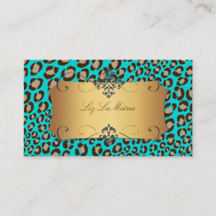 Carte De Visite PixDezines taches Leopard / DO-IT-YOURSELF couleur