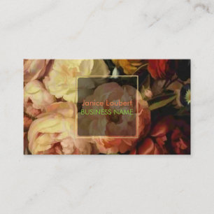 Carte De Visite PixDezines Van Dael Vintage Floral Still Life