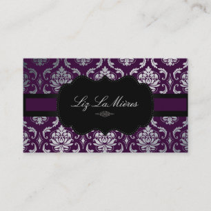 Carte De Visite PixDezines Vendome Damask