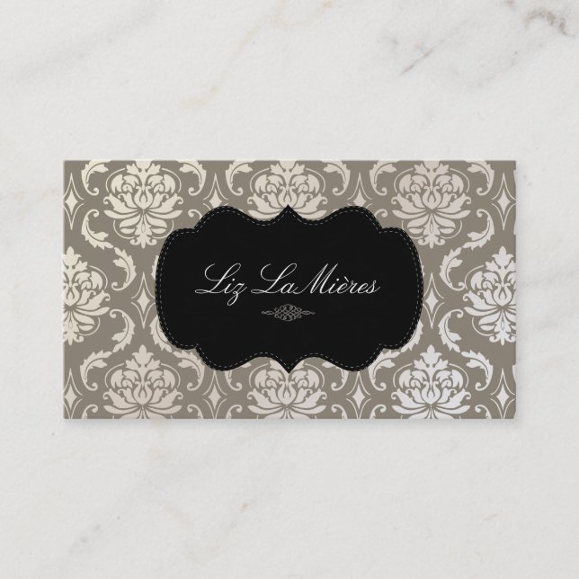 Carte De Visite PixDezines Vendome Damask (Devant)
