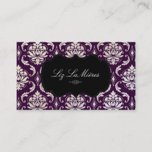 Carte De Visite PixDezines Vendome Damask