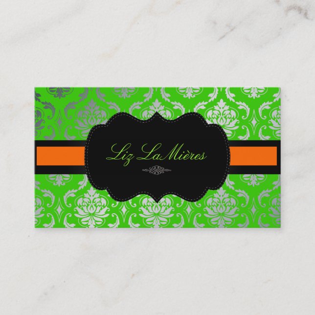 Carte De Visite PixDezines Vendome Damask (Devant)