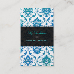 Carte De Visite PixDezines vendome damask/paon color
