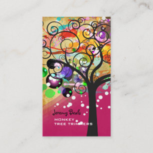 Carte De Visite PixDezines vintage Grunge Tree Trimmers♥♥♥