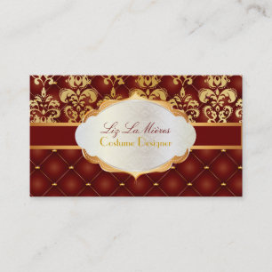 Carte De Visite PixDezines vintage lys damask
