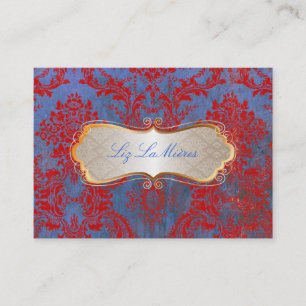 Carte De Visite PixDezines vintage natasha damask