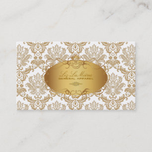 Carte De Visite PixDezines vintage piqué damask