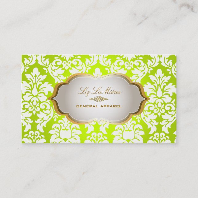 Carte De Visite PixDezines vintage versailles damask (Devant)