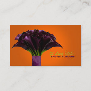 Carte De Visite PixDezines violet calla/do-it-yourself couleur arr