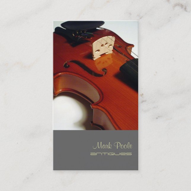 Carte De Visite PixDezines Violon/do-it-yourself couleur/carte de  (Devant)