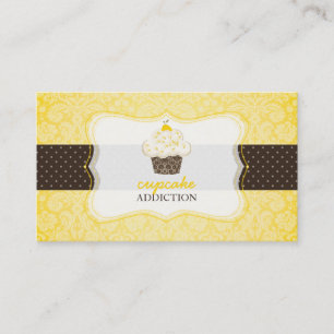 Carte De Visite PixDezines zeste citron cupcake/pâtisserie