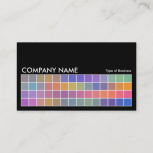Carte De Visite Pixel Motif v2 02 - Noir avec gris