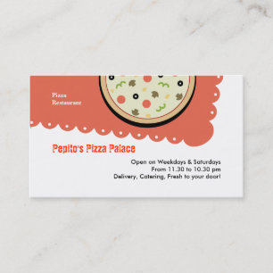 Carte De Visite Pizza