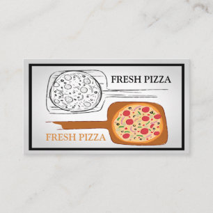Carte De Visite Pizza fraîche