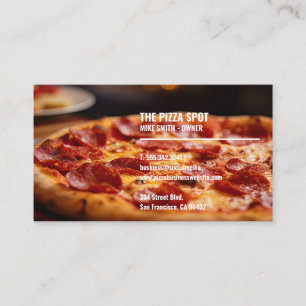 Carte De Visite Pizza Pepperoni