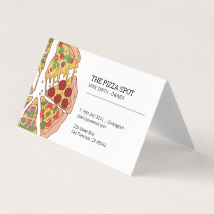 Carte De Visite Pizza Shop