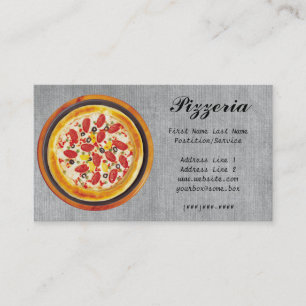 Carte De Visite Pizzeria
