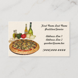 Carte De Visite Pizzeria