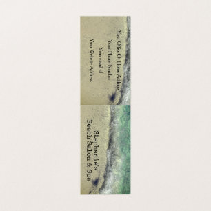 Carte De Visite Plage artistique Ocean Waves Coastal Salon Spa
