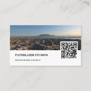 Carte De Visite Plage Blouberg Table Vue sur la montagne