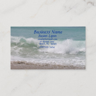 Carte De Visite Plage de la Caroline du Nord