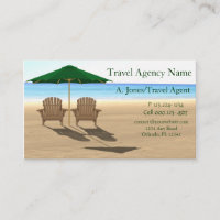 Plage de l'agence de voyages