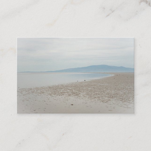Carte De Visite Plage de Powfoot, Écosse (Devant)