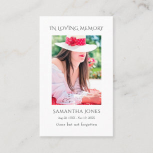 Carte De Visite Plage florale tropicale Célébration de la prière d