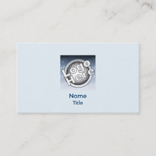 Carte De Visite Plaine bleue - affaires