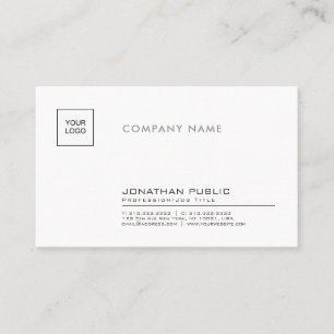 Carte De Visite Plaine de Stylish Professional Company avec le