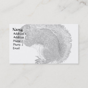 Carte De Visite Plaine d'écureuil