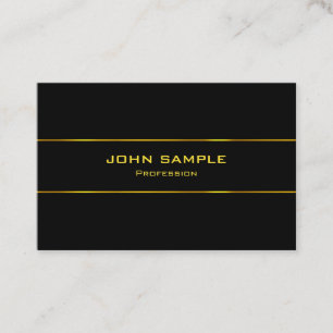 Carte De Visite Plaine moderne élégante de charme de lumières d