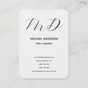 Carte De Visite Plaine moderne minimaliste et tendance recommandée