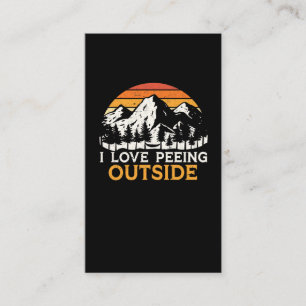 Carte De Visite Plaisanterie vintage de scouts pour camping-cars e