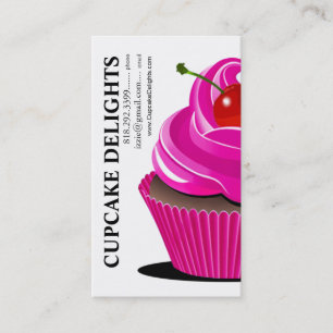 Carte De Visite Plaisirs de petit gâteau - pâtisseries de desserts
