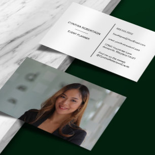 Carte De Visite Plan de tir Minimaliste Élégant Simple Professionn