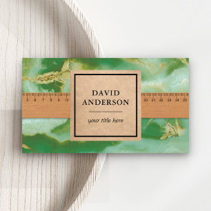 Carte De Visite Plan de travail de cuisine en granit vert Marble S