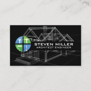 Carte De Visite Plan directeur   Architecte   Ingénierie