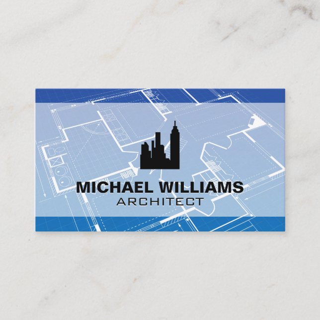 Carte De Visite Plan directeur | Architecture (Devant)