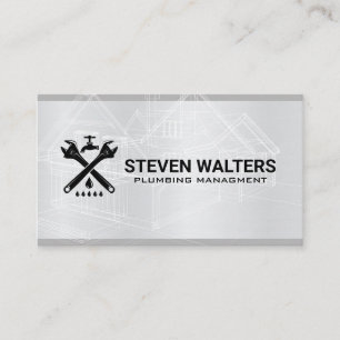 Carte De Visite Plan directeur Logo de la clé et du bec